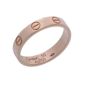 カルティエ ミニラブ リング #50 ゴールド K18ピンクゴールド PG レディース ジュエリー 【中古】【jewelry】