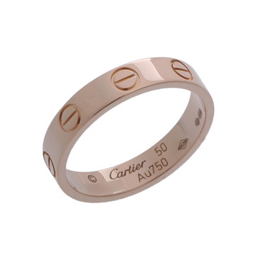カルティエ ミニラブ リング #50 ゴールド K18ピンクゴールド PG レディース ジュエリー 【中古】【jewelry】