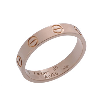 カルティエ ミニラブ リング #50 ゴールド K18ピンクゴールド PG レディース ジュエリー 【中古】【jewelry】