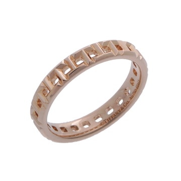 ティファニー Tトゥルー ナロー リング ゴールド K18ピンクゴールド PG レディース ジュエリー 【中古】【jewelry】