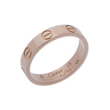 カルティエ ミニラブ リング #49 ゴールド K18ピンクゴールド PG レディース ジュエリー 【中古】【jewelry】