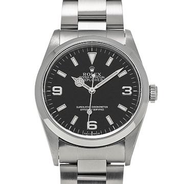 ロレックス エクスプローラー 14270 ブラック メンズ 時計 【中古】【wristwatch】