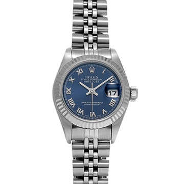 ロレックス デイトジャスト 79174 ブルー レディース 時計 【中古】【wristwatch】