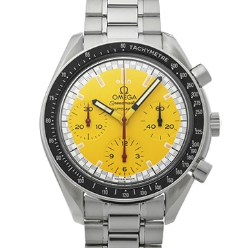 オメガ スピードマスター レーシング ミハエル・シューマッハ 3510.12 イエロー メンズ 時計 【中古】【wristwatch】