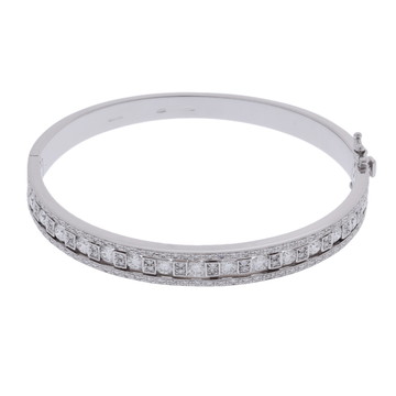 ダミアーニ ベルエポック ブレスレット #M シルバー K18ホワイトゴールド WG ユニセックス ジュエリー 【中古】【jewelry】