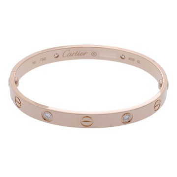 カルティエ ラブブレスレット #16 4PD ゴールド K18ピンクゴールド PG レディース ジュエリー 【中古】【jewelry】