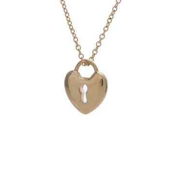 ティファニー ハートロック ネックレス ゴールド K18イエローゴールド YG レディース ジュエリー 【中古】【jewelry】