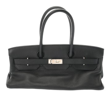 エルメス ショルダーバーキン ブラック トリヨンクレマンス レディース バッグ 【中古】【bag】