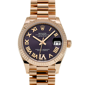 ロレックス デイトジャスト 31 278275 オーベルジーヌ/ダイヤモンド ユニセックス 時計 【新品】【wristwatch】