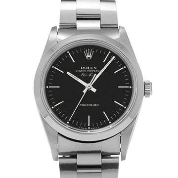 ロレックス エアキング 14000 ブラック ユニセックス 時計 【中古】【wristwatch】