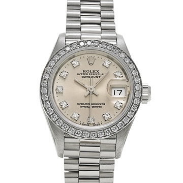 ロレックス デイトジャスト 26 69136G シルバー/ダイヤモンド レディース 時計 【中古】【wristwatch】