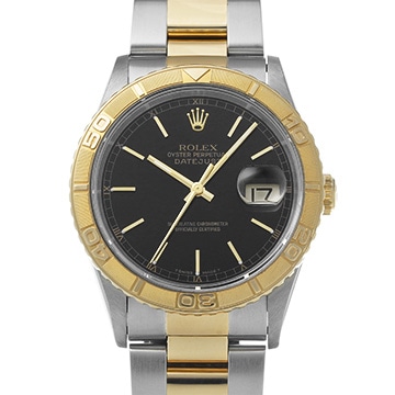 ロレックス デイトジャスト サンダーバード 16263 ブラック メンズ 時計 【中古】【wristwatch】