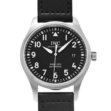 IWC パイロットウォッチ マーク XVIII IW327001 ブラック メンズ 時計 【中古】【wristwatch】