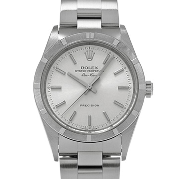 ロレックス エアキング 14010 シルバー メンズ 時計 【中古】【wristwatch】