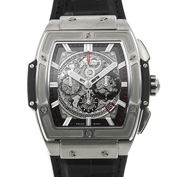 ウブロ スピリット オブ ビッグバン チタニウム 601.NX.0173.LR スケルトン メンズ 時計 【中古】【wristwatch】