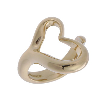 ティファニー オープンハート リング ゴールド K18イエローゴールド YG レディース ジュエリー 【中古】【jewelry】