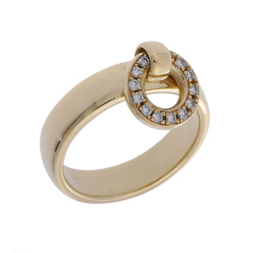 ティファニー ドアノック リング　 ゴールド K18イエローゴールド YG レディース ジュエリー 【中古】【jewelry】