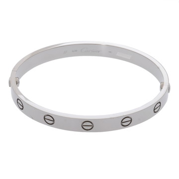 カルティエ ラブブレスレット #17 旧型 シルバー K18ホワイトゴールド WG レディース ジュエリー 【中古】【jewelry】