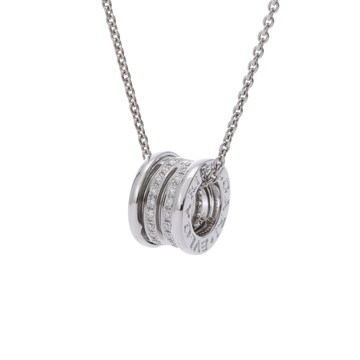 ブルガリ B.ZERO1 ネックレス シルバー K18ホワイトゴールド WG レディース ジュエリー 【中古】【jewelry】