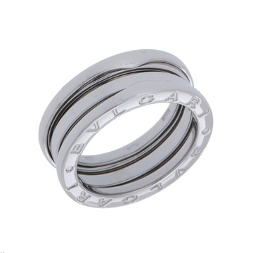 ブルガリ B-ZERO1 リング #54 シルバー K18ホワイトゴールド WG レディース ジュエリー 【中古】【jewelry】