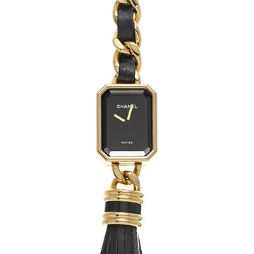 シャネル プルミーエル ソトワールベルト H9860 ブラック レディース 時計 【中古】【wristwatch】