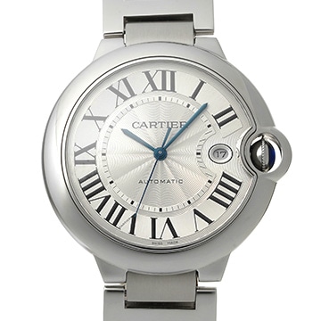 カルティエ バロンブルー  W69012Z4 シルバー メンズ 時計 【中古】【wristwatch】