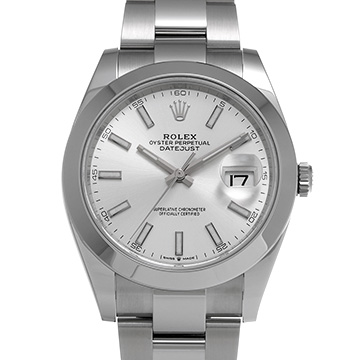ロレックス デイトジャスト 41 126300 シルバー メンズ 時計 【新品】【wristwatch】