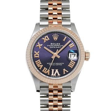 ロレックス デイトジャスト 31 278271 オーベルジーヌ/ダイヤモンド ユニセックス 時計 【新品】【wristwatch】