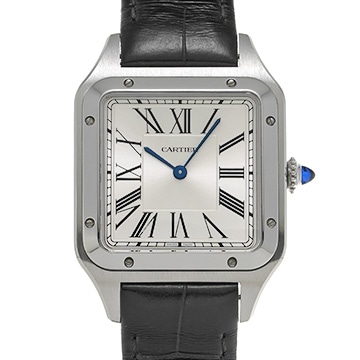 カルティエ サントスデュモン LM WSSA0022 シルバー メンズ 時計 【中古】【wristwatch】