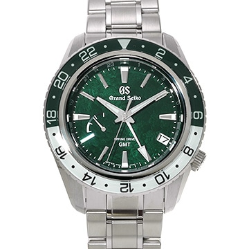グランドセイコー スポーツコレクション スプリングドライブ GMT SBGE295 グリーン メンズ 時計 【中古】【wristwatch】