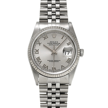 ロレックス デイトジャスト 36 16234 シルバー メンズ 時計 【中古】【wristwatch】