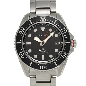 セイコー プロスペックス ダイバースキューバ SBDJ051 ブラック メンズ 時計 【中古】【wristwatch】