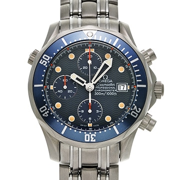 オメガ シーマスター プロフェッショナル 300 クロノグラフ 2599.80 ブルー メンズ 時計 【中古】【wristwatch】