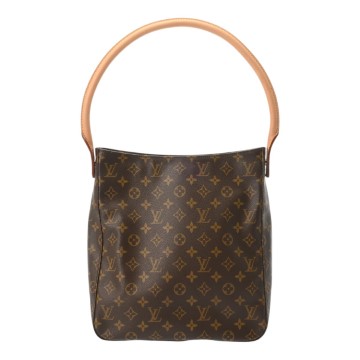 ルイ ヴィトン モノグラム ルーピング GM ブラウン M51145 モノグラムキャンバス レディース バッグ 【中古】【bag】