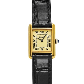 カルティエ マストタンク SM - アイボリー レディース 時計 【中古】【wristwatch】