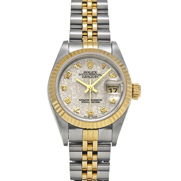 ロレックス デイトジャスト 79173 アイボリーコンピュータ レディース 時計 【中古】【wristwatch】