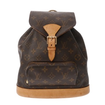 ルイ ヴィトン モノグラム モンスリ MM ブラウン M51136 モノグラムキャンバス レディース バッグ 【中古】【bag】