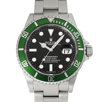 ロレックス サブマリーナー 16610LV ブラック メンズ 時計 【中古】【wristwatch】