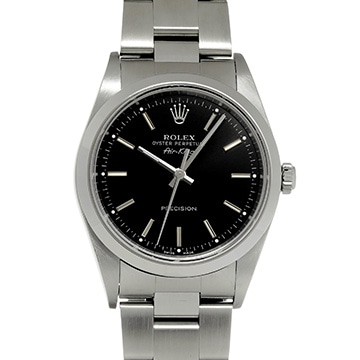 ロレックス エアキング 14000M ブラック メンズ 時計 【中古】【wristwatch】