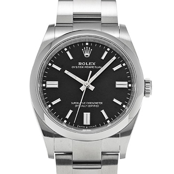 ロレックス オイスターパーペチュアル 36 126000 ブラック メンズ 時計 【中古】【wristwatch】