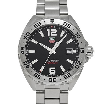 タグ ホイヤー フォーミュラ1 クォーツ WAZ1112.BA0875 ブラック メンズ 時計 【中古】【wristwatch】