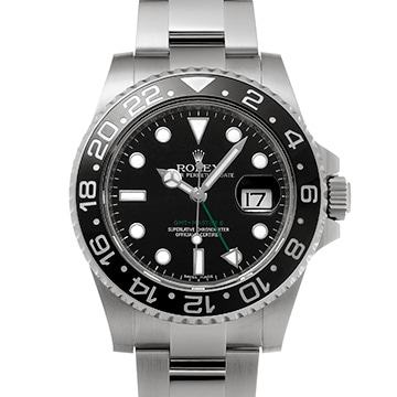 ロレックス GMTマスターII 116710LN ブラック メンズ 時計 【中古】【wristwatch】