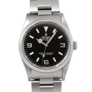 ロレックス エクスプローラー 14270 ブラック メンズ 時計 【中古】【wristwatch】