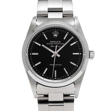 ロレックス エアキング 14000 ブラック ユニセックス 時計 【中古】【wristwatch】