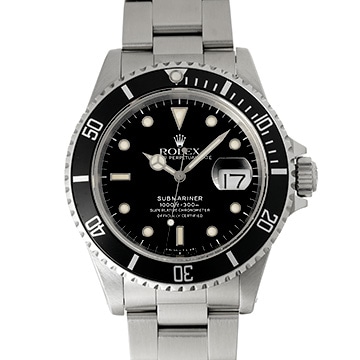 ロレックス サブマリーナ デイト 16610 ブラック メンズ 時計 【中古】【wristwatch】