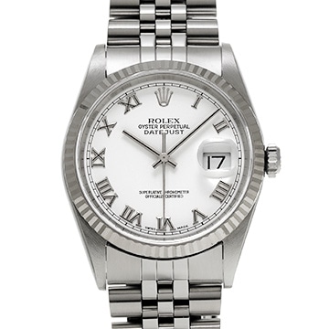 ロレックス デイトジャスト 16234 ホワイト メンズ 時計 【中古】【wristwatch】