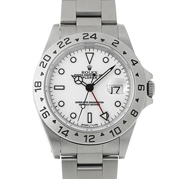 ロレックス エクスプローラーII 16570 ホワイト メンズ 時計 【中古】【wristwatch】