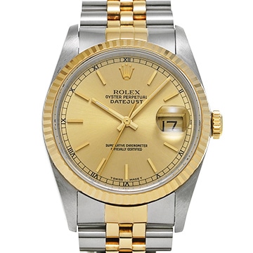 ロレックス デイトジャスト 36 16233 シャンパン メンズ 時計 【中古】【wristwatch】