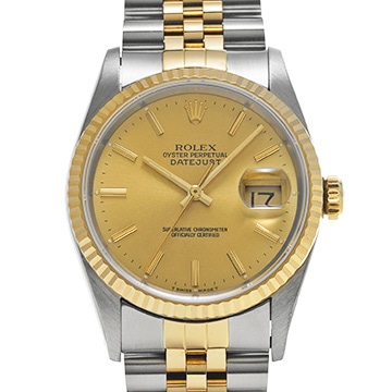 ロレックス デイトジャスト 16233 シャンパン メンズ 時計 【中古】【wristwatch】