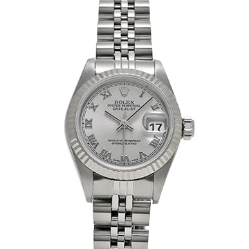 ロレックス デイトジャスト 69174 グレー レディース 時計 【中古】【wristwatch】